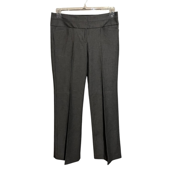 Express Editor Pants 6R Flare Legs Low Rise Gray Business Career - Picture 1 of 10